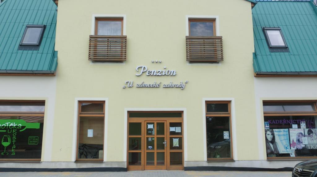 Penzion U Zamecke Zahrady Lipník nad Bečou Kültér fotó